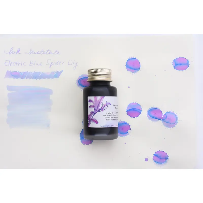 Ink Institute Meander Series - Electric Blue Spider Lily
