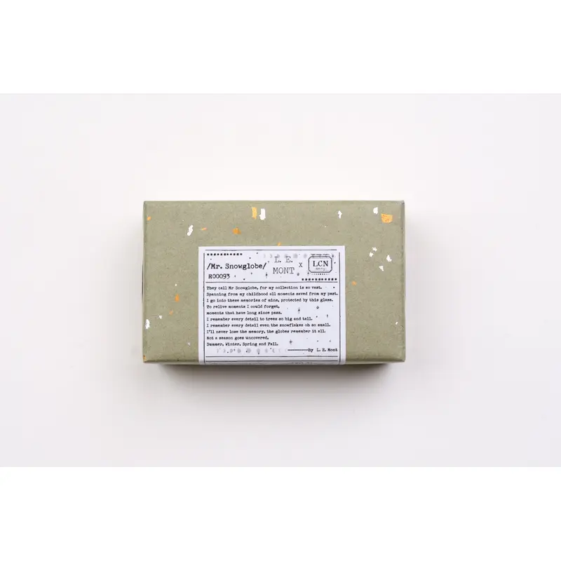 LCN Poetry Rubber Stamp - Mr. Snowglobe
