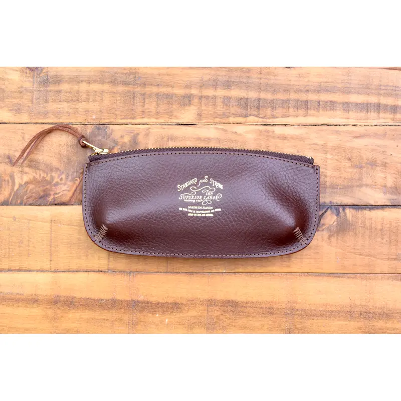 The Superior Labor Toscana Leather - Pen Case - Brown