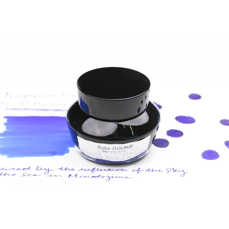Nagasawa Kobe Ink No.37 Minatojima Island Blue