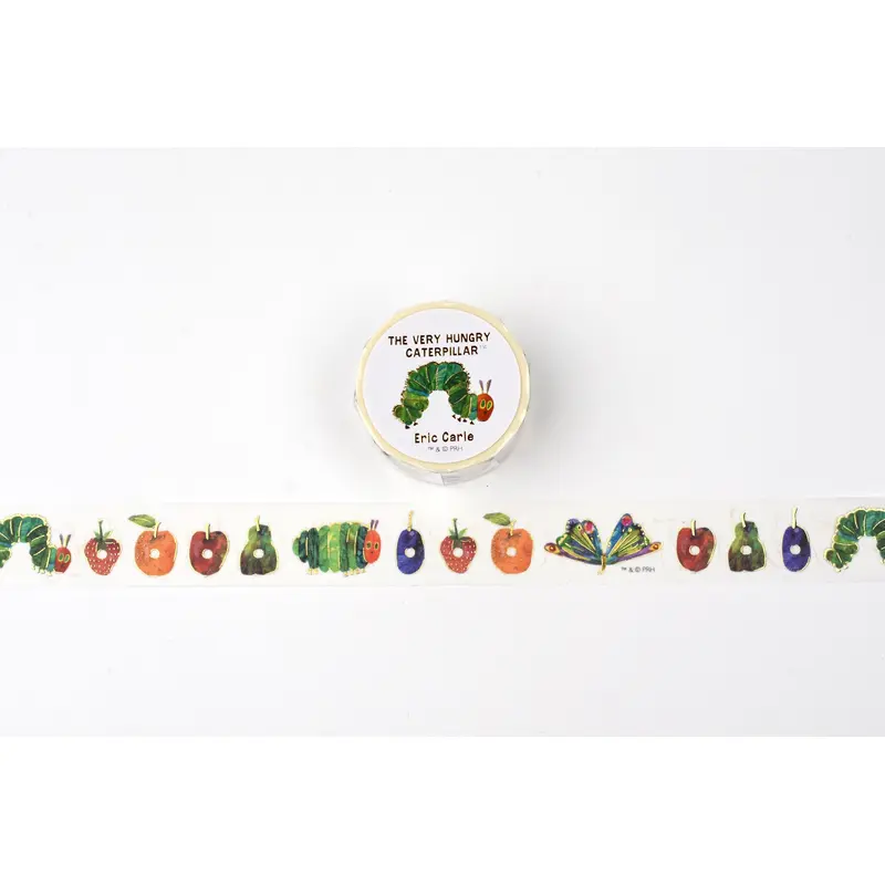 Cozyca - Eric Carle Foil Stamping Washi Tape - The Very Hungry Caterpillar