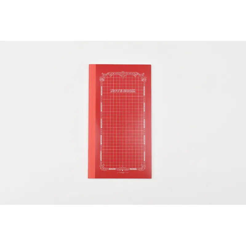 Kitera x Tsubame Notebook - Grid - B6 Slim - Red
