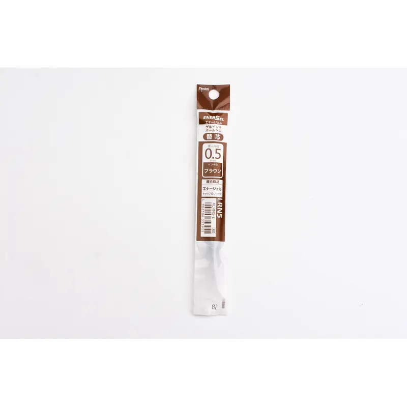 Pentel Energel LRN5-E Needle Tip Roller Pen Refill - 0.5 mm - Brown
