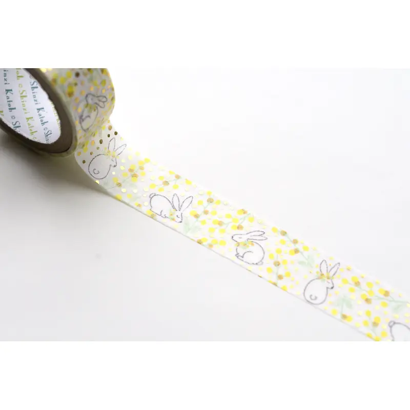 SEAL-DO Washi Tape - Shinzi Katoh - Mimosa and Rabbit