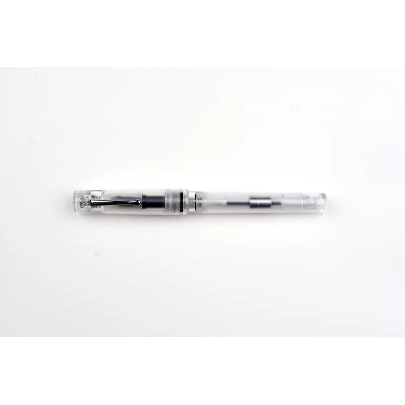 Fine Writing International Fenestro Fountain Pen - Demonstrator Silver Trim