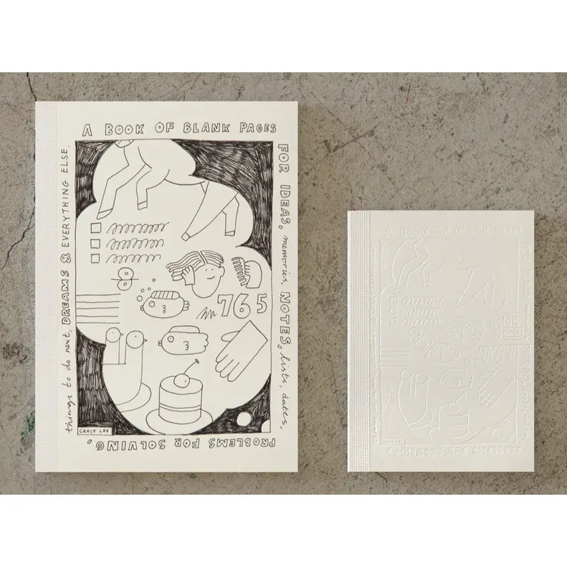 MD Notebook - A6 - Blank - Limited Edition - Grace Lee