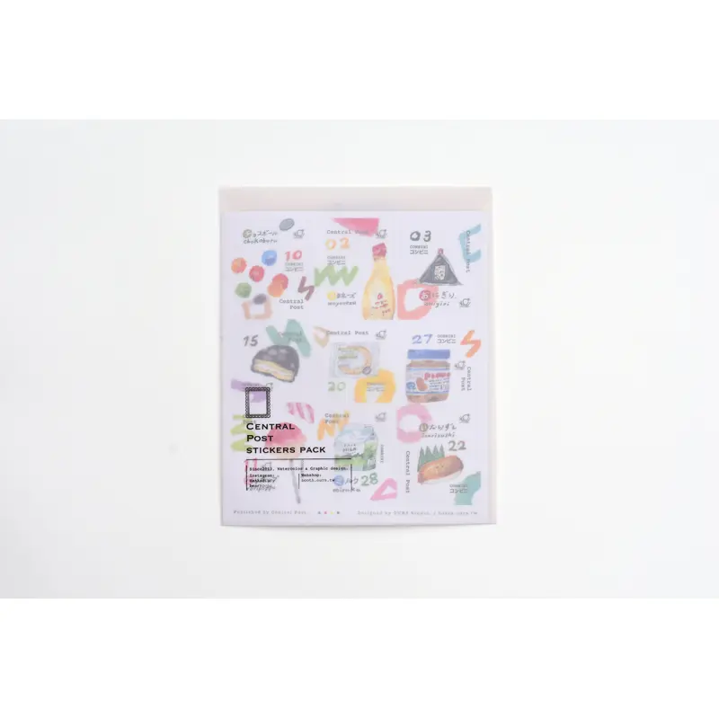 OURS x Hank Convenience Store Stamp Stickers