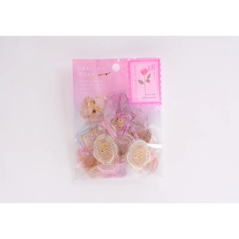 Q-Lia Sealing Dear Memory Clear Seal - Blooming