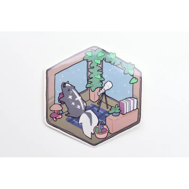 Ameruu Sticker - Room Satellite Skunk
