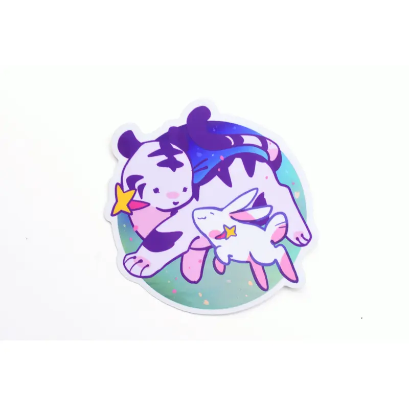Ameruu Sticker - Water Zodiac: Tiger & Rabbit