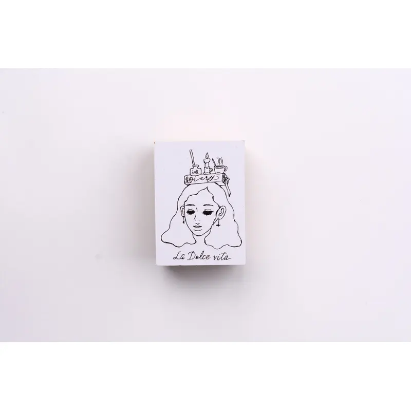 La Dolce Vita Rubber Stamp - 10th Anniversary Girl