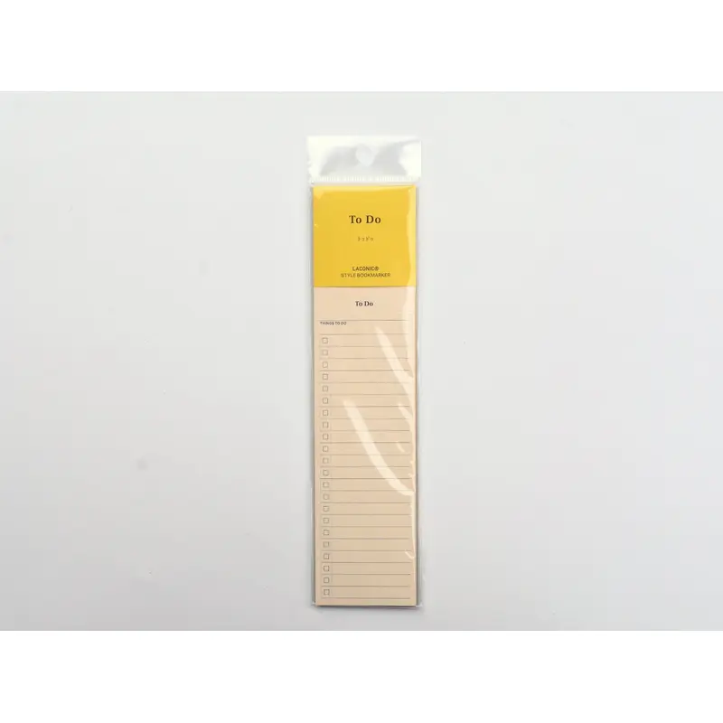 Laconic Style Bookmarker - To-Do List