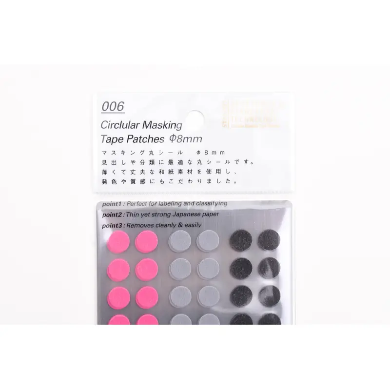 Stalogy Circular Masking Tape Patches 8mm - Space