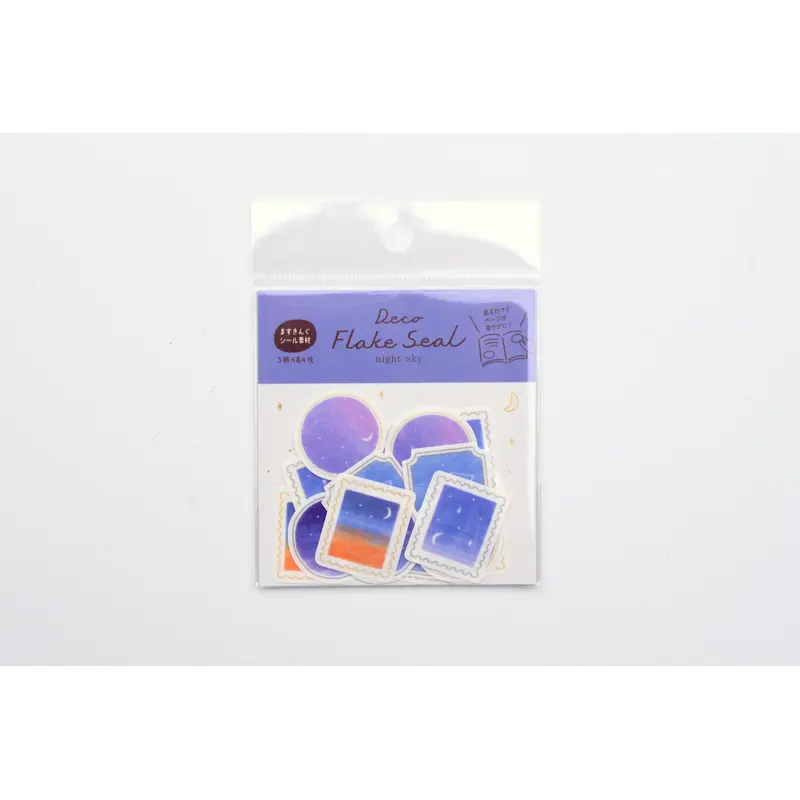 Furukawa Paper Deco Flake Sticker - Night Sky