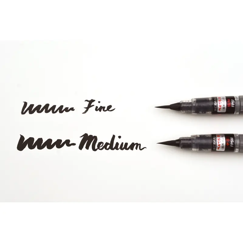 Pentel Fude Pigment Ink Brush Pen - Black