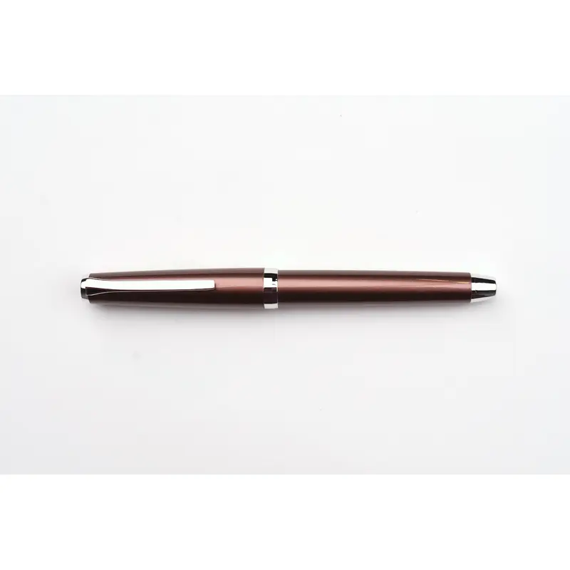 Pilot Metal Falcon Fountain Pen - Brown