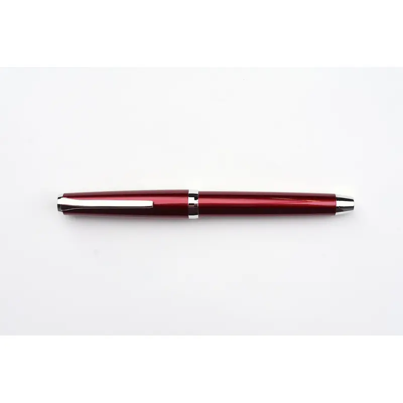 Pilot Metal Falcon Fountain Pen - Burgundy