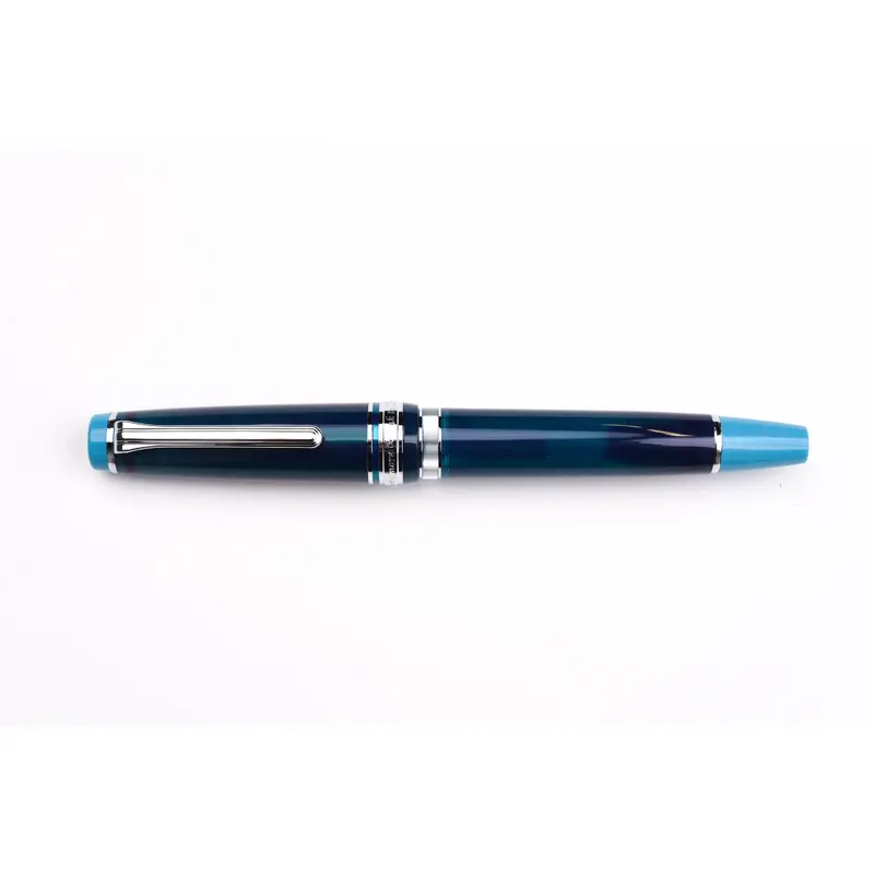 BUNGUBOX Original Large Fountain Pen - Piston - Fujiyama Blue