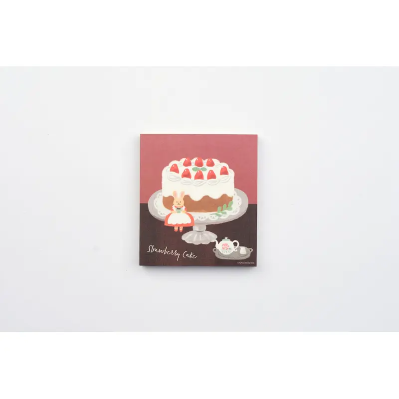 Furukawa Paper Cafe Moon Memo Pad - Cake
