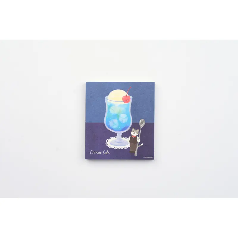 Furukawa Paper Cafe Moon Memo Pad - Cream Soda