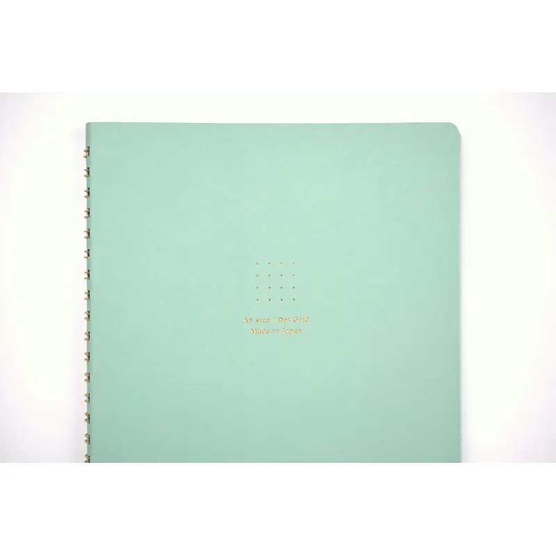 MD Ring Notebook Soft Color - A5 - Dot Grid - Green
