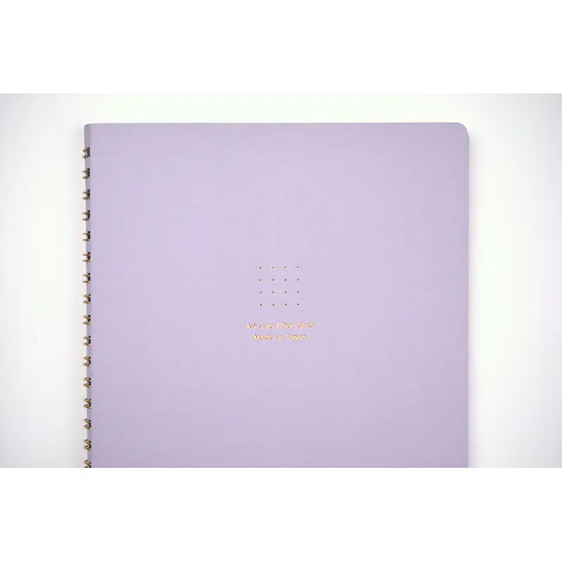 MD Ring Notebook Soft Color - A5 - Dot Grid - Purple