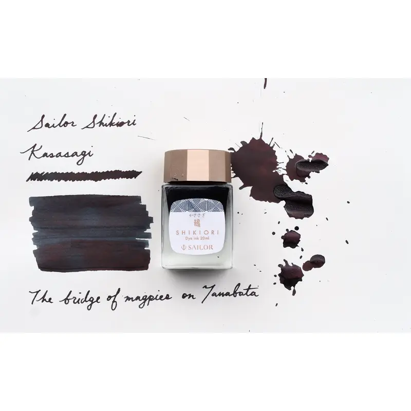 Sailor Shikiori Kasasagi Ink - 20mL Bottle