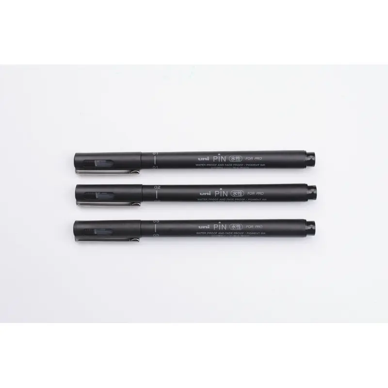 Uni Pin Fineliner Pen - For Pro - Black