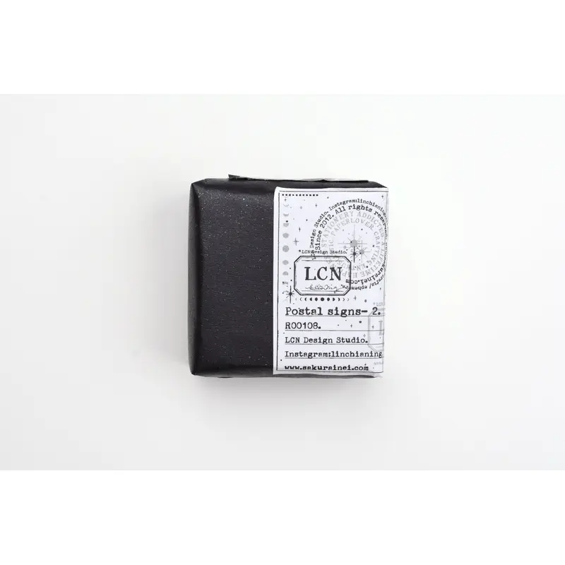 LCN Stationery Rubber Stamp Set - Postal Signs Set 2