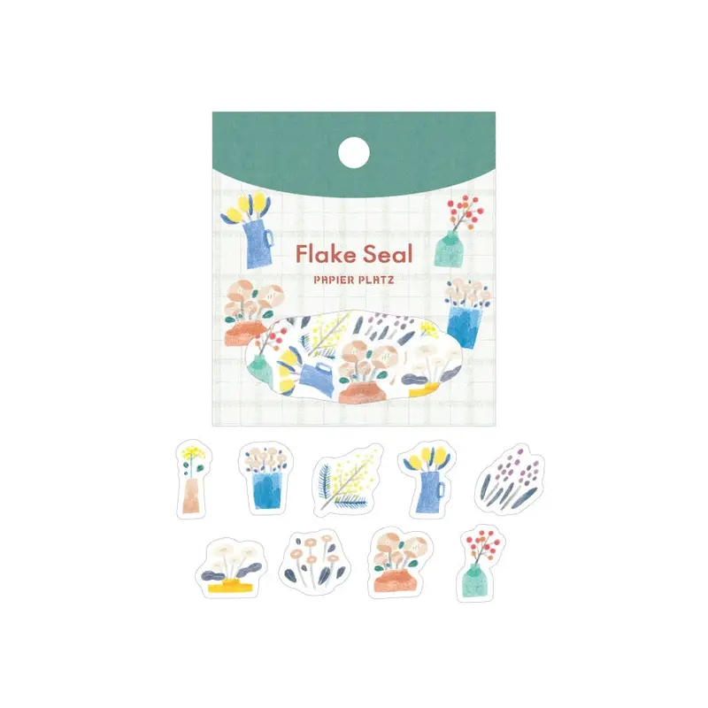 Papier Platz x Emi Nakano Flake Stickers - Flowers