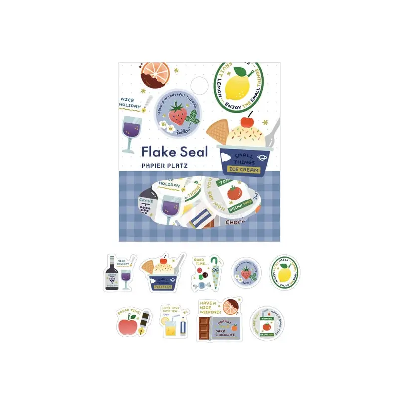 Papier Platz x eric Flake Stickers - Fruits