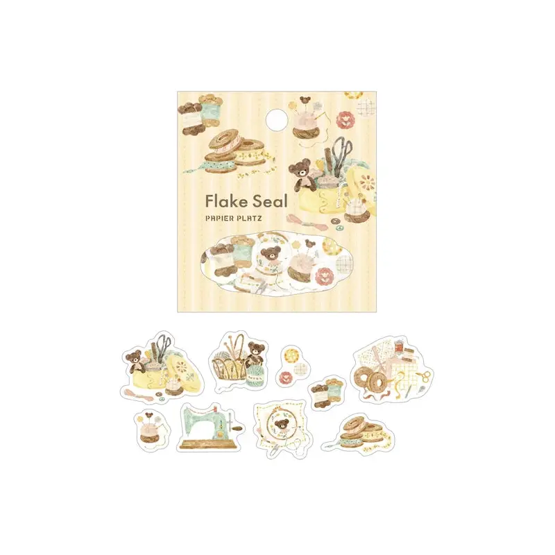 Papier Platz x Nakauchi Waka Flake Stickers - Cottagecore