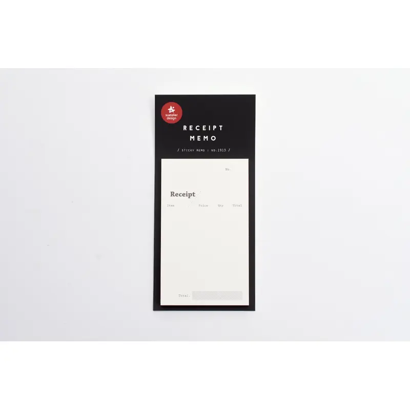 Suatelier - Sticky Memo - Receipt Memo
