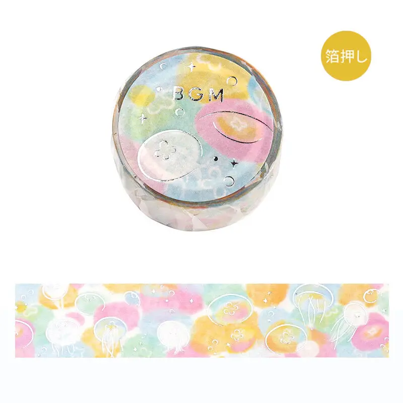 BGM Washi Tape - Dreaming Landscape - Jellyfish