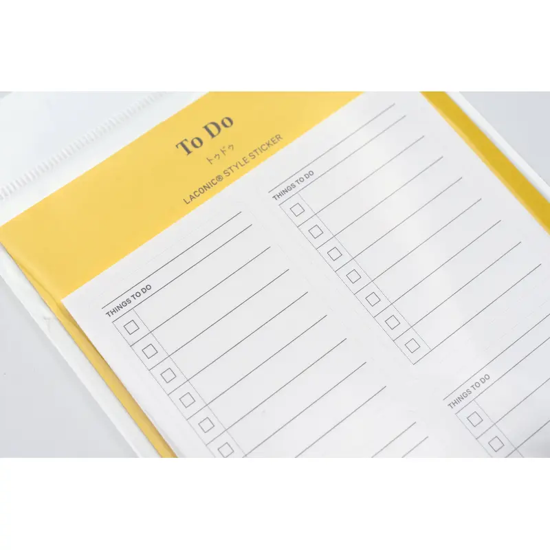 Laconic Style Sticker - To Do