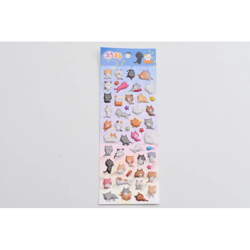 Puffy Sticker - Korokoro Cats
