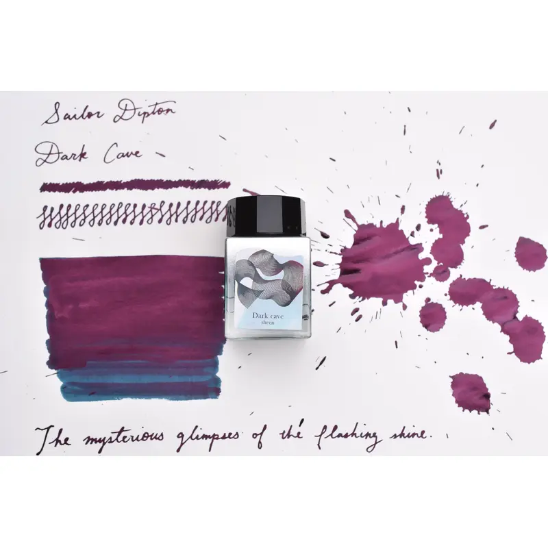 Sailor Dipton Sheening Ink - Dark cave - 20mL Bottle