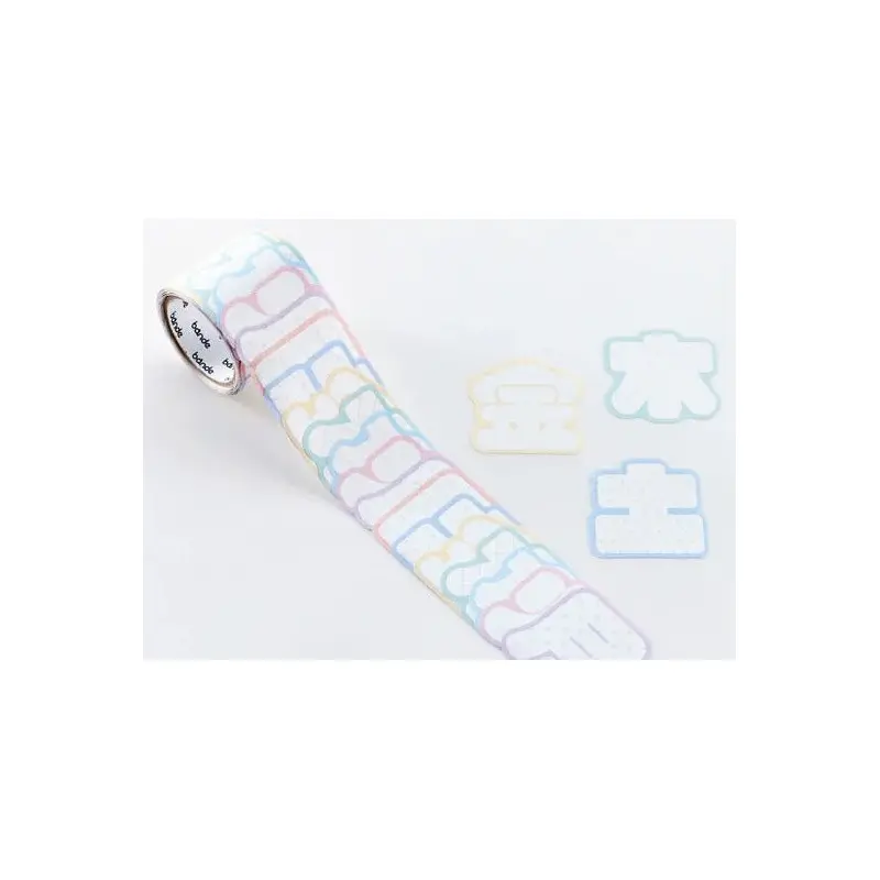Bande - Writeable Roll Sticker - Japanese Weekdays