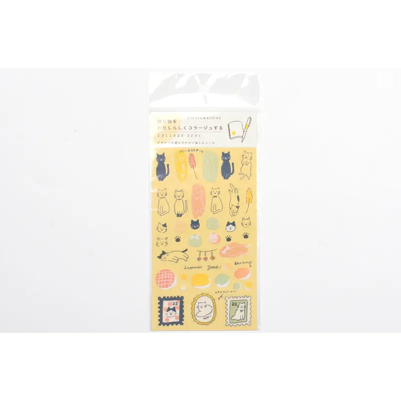 Furukawa Planner Collage Sticker - Cat