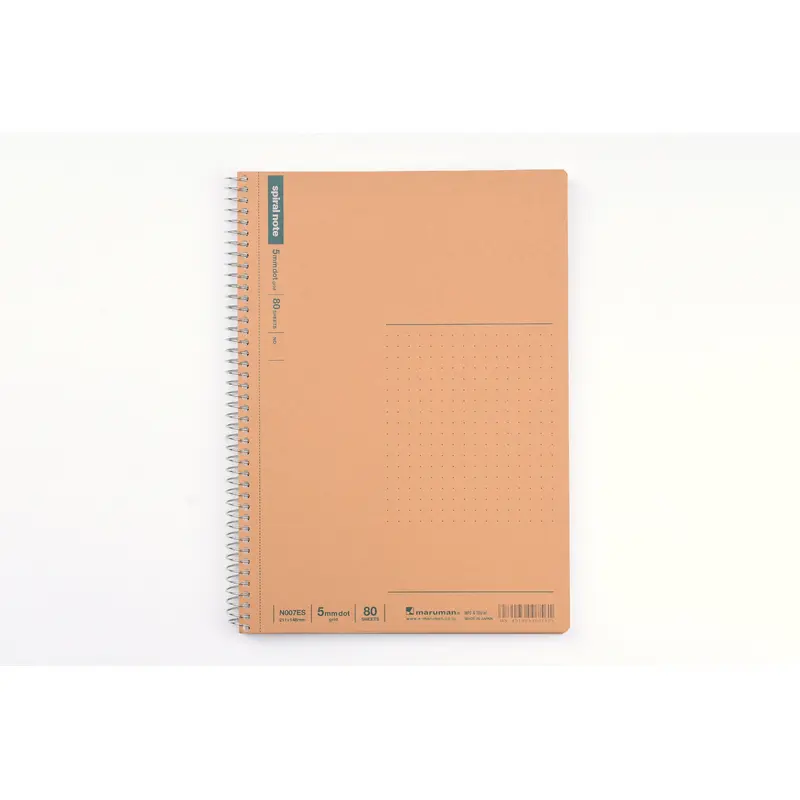 Maruman Basic Spiral Ring Notebook - A5 - Dot Grid