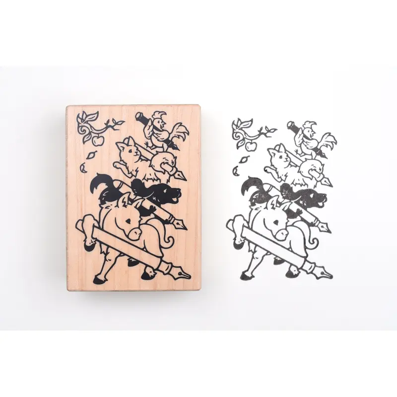 Stationery Zoo - Bremen Musicians Currently Inked Stamp