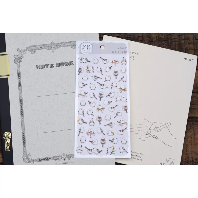 Chunky Animals Washi Stickers - Snow Fairy Bird