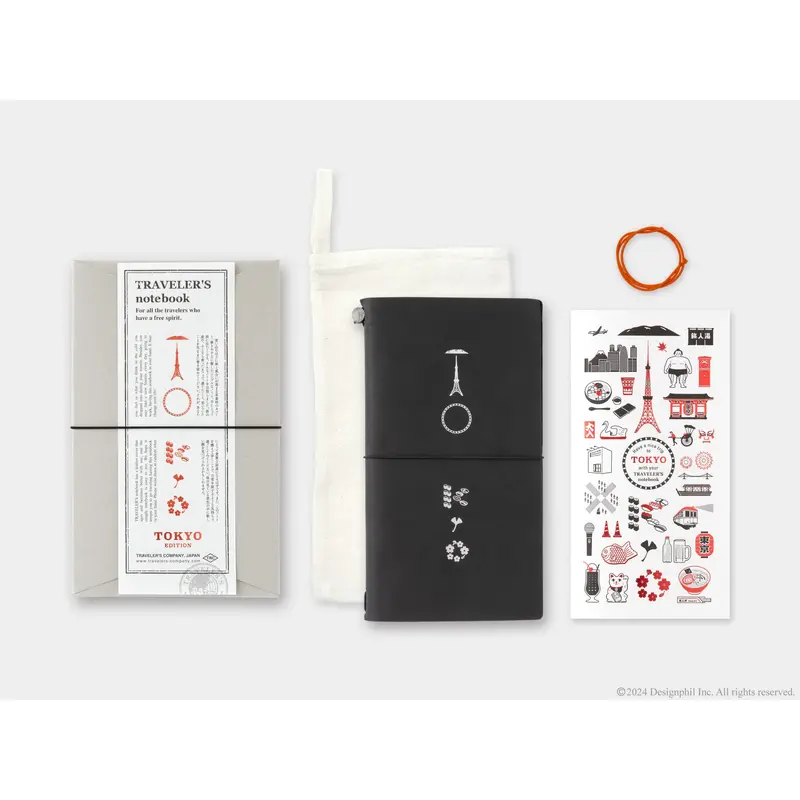TRAVELER's Notebook Limited Edition - Regular Size - TOKYO Black