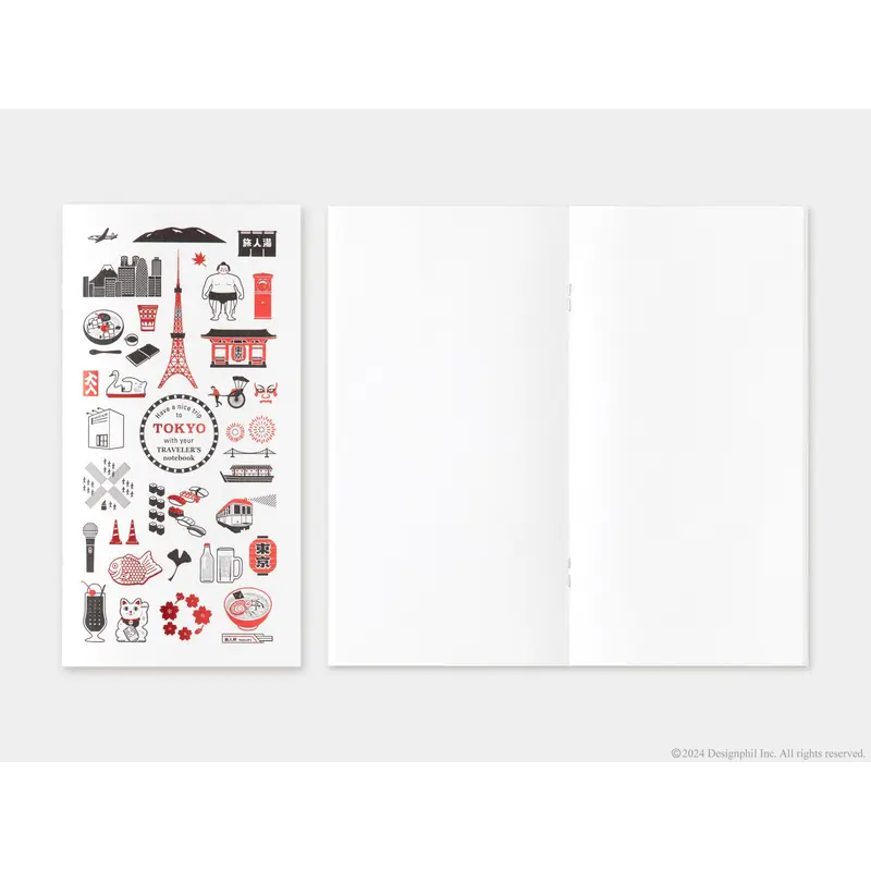 TRAVELER's Regular Size Refill - TOKYO Blank - Limited Edition