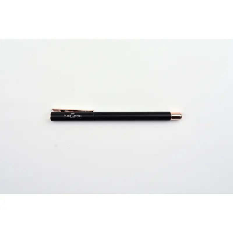 Faber-Castell - Design Neo Slim Fountain Pen - Black Matte & Rose Gold