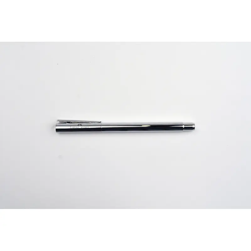 Faber-Castell - Design Neo Slim Fountain Pen - Stainless Steel Polished
