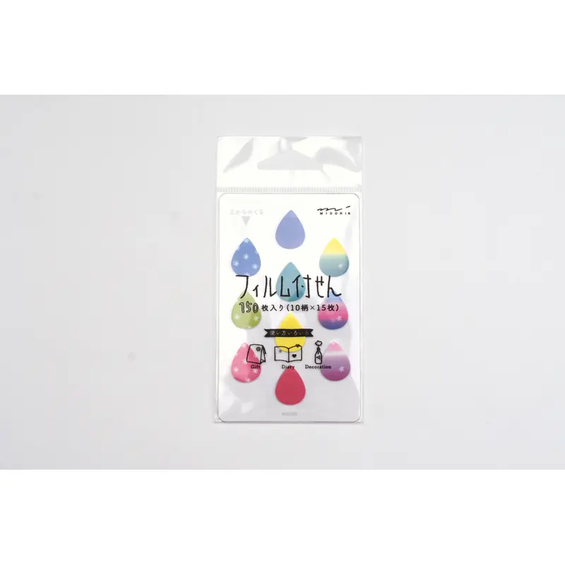 Midori Memo Film Mini Sticky Notes - Drops