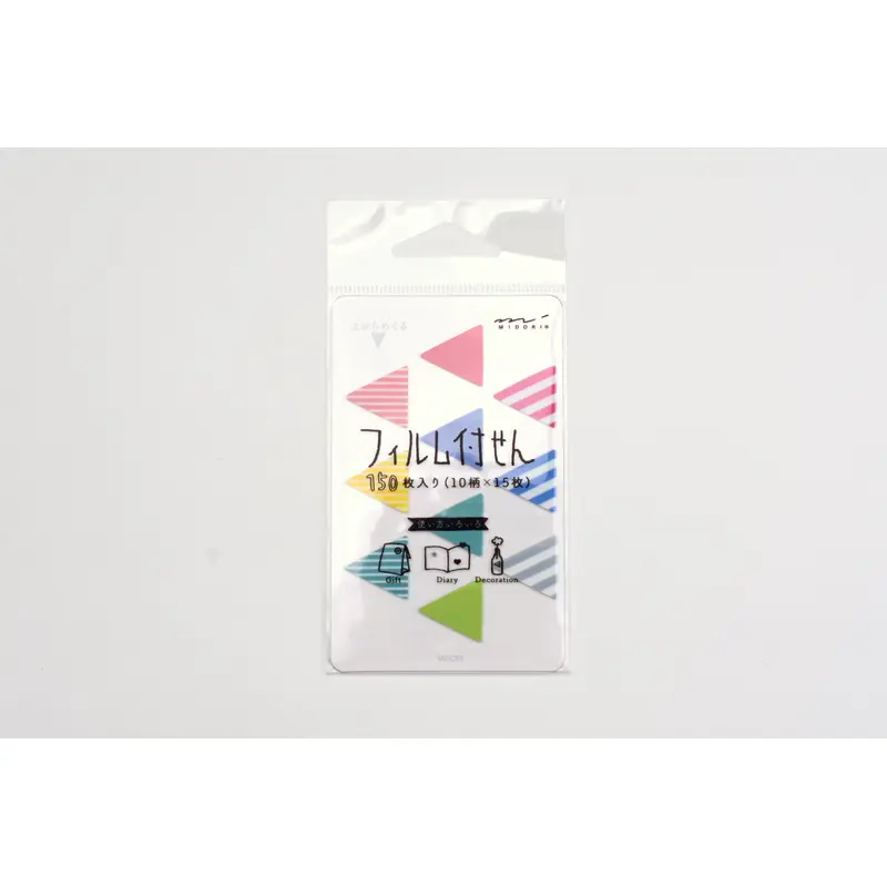Midori Memo Film Mini Sticky Notes - Triangles