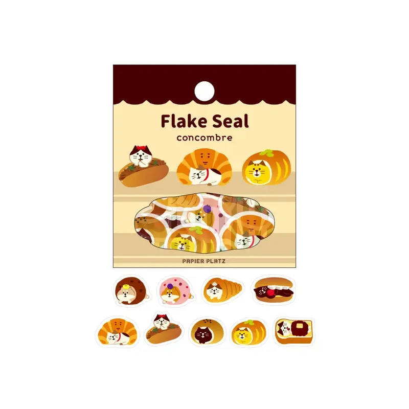 Papier Platz - Concombre Flake Stickers - Bakery