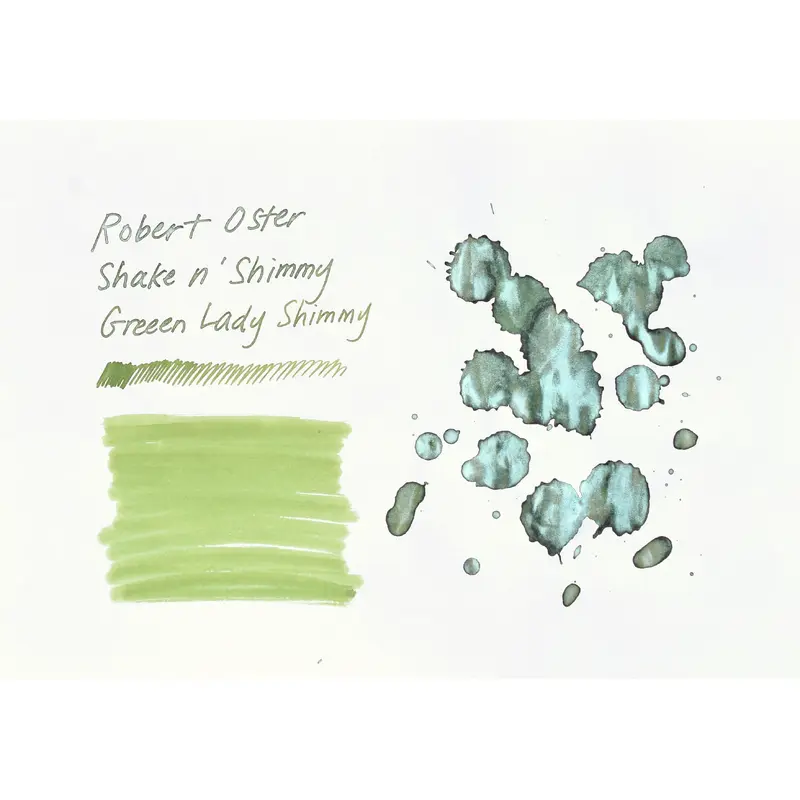 Robert Oster Signature Ink - Shake n' Shimmy - Green Lady - 50ml
